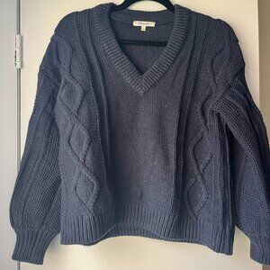 Madewell Augustus Cable Knit Top